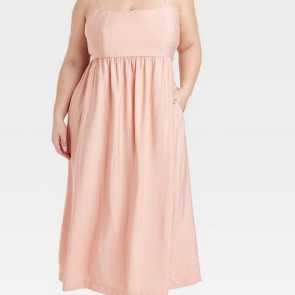 new day summer Dress pink